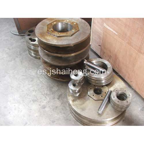 Dispositivo de tensión para la pila hilada